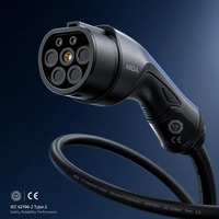 Câble de chargeur EV de type 2 standard européen 16A 32A avec obturateur de protection pour la charge AC