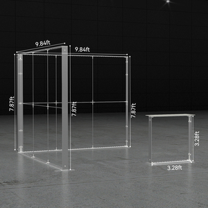 Sego lightboxes 10x10ft góc gian hàng phù hợp cho triển lãm thương mại displayc Góc di động khung nhôm Triển Lãm Đứng - Product Image 5