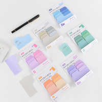 Onglets d'indexation dégradés colorés, notes adhésives créatives multicolores pour bureau, journal, messages, mémos, rappels, notes réutilisables