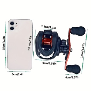 Carrete de Pesca KEKAXI AC2000, Relación de Engranajes 6.3:1, Arrastre Máximo de 8 kg, Mano Izquierda/Derecha, Empuñadura Antideslizante de Eva - Product Image 5