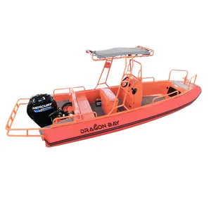 Hot sale 10 capacity high speed rib 600 680 20ft aluminum rigid hull Polyurea EVA foam rib boat for sale