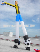 Fabricant chinois, livraison rapide, ballon de Football gonflable à deux jambes, joueur de Football, danseur d'air pour les événements