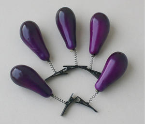 Pinzas para el pelo DIY con diseño de frutas vívidas, accesorios para el pelo con resorte y juguete de peluche vibrante para fiestas - Product Image 6