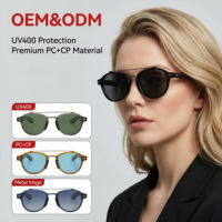 Gafas de Sol al por Mayor, Tendencia 2026, Nuevo Modelo Retro Vintage, Montura Cuadrada Extra Grande, Duraderas, de Alta Calidad, con Protección UV400 de PC CP