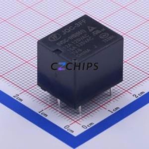 JQC-3FF/005-1HS (551) Power Relay Through hole,15.5x19mm 5V 1 Normally Open: 1A (SPST-Normally Open)::: 4 10A-28VDC/10A-277VAC - Product Image 1