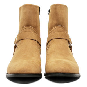 Botas con Logotipo Personalizado para Hombre, Zapatos de Cuero Genuino con Forro de Piel, Botas Chelsea Casuales de Invierno - Product Image 6