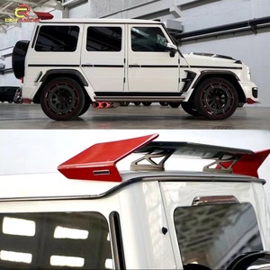 ชุดแต่งคาร์บอนไฟเบอร์ทรง R สำหรับ Mercedes Benz G-Class รุ่น W463 G500 G63 รุ่นเก่าถึงรุ่นใหม่ W464 W463A PP+CF  ประกอบด้วยกันชนหน้าและหลัง - Product Image 5