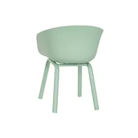 CHAIR EN MÉTAL PP 60X52X78 VERT MENTHE