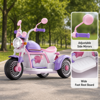 Moto électrique pour enfants en gros, tricycle télécommandé pour enfants de 2 à 4 ans