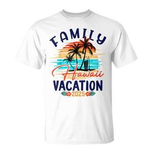 T-shirt Souvenir de Voyage d'Été Famille Vacances à Hawaï 2025 - Product Image 1