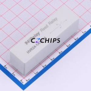 HVR24-1A10-04 Reed Relay Through hole Component (THT),68x19mm Relay 24V 1 Normally Open: 1A (SPST-Normally Open)::: 4 7.5kV-DC - Product Image 1