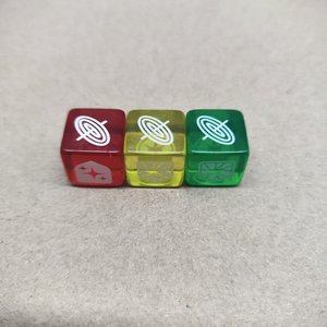 Precio de Fábrica, Dados D6 de Resina Acrílica con Esquinas Redondeadas, Color Perla Mixto, Logotipo Personalizado, Venta al Por Mayor - Product Image 6