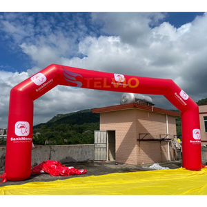 <span class=keywords><strong>Arche</strong></span> gonflable hexagonale personnalisable avec logo pour marathons et collectes de fonds, <span class=keywords><strong>arche</strong></span> gonflable arc-en-ciel avec souffleur - Product Image 3