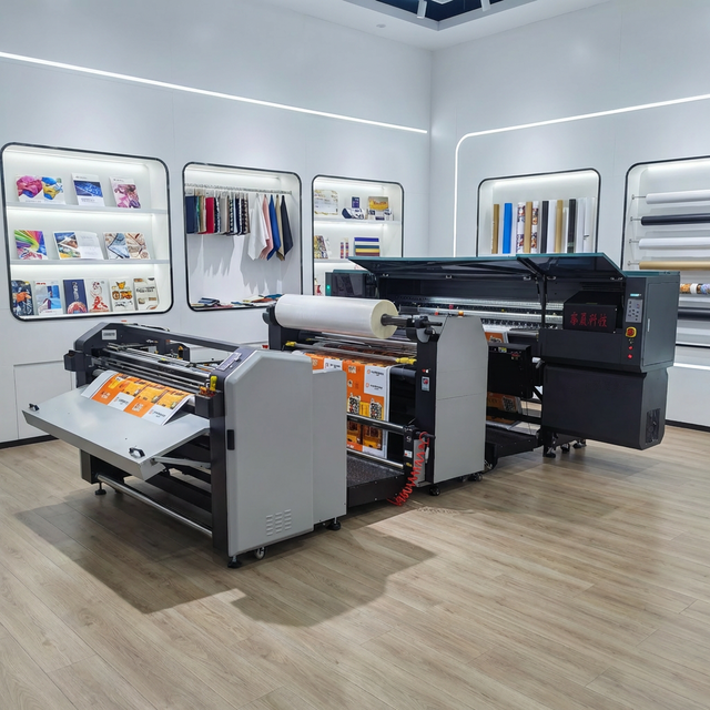RS1900 High Speed All in One Digital Printing Film Laminating Cutting Machine 8Color Packaging Papercard Roll Printing Equipment