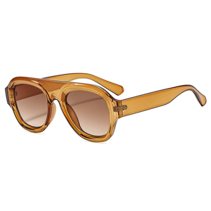 Nouvelles lunettes de soleil tendance de luxe, monture en PC, lunettes de soleil unisexes <span class=keywords><strong>2026</strong></span>, lunettes de soleil de créateur, lunettes de soleil rondes - Product Image 1
