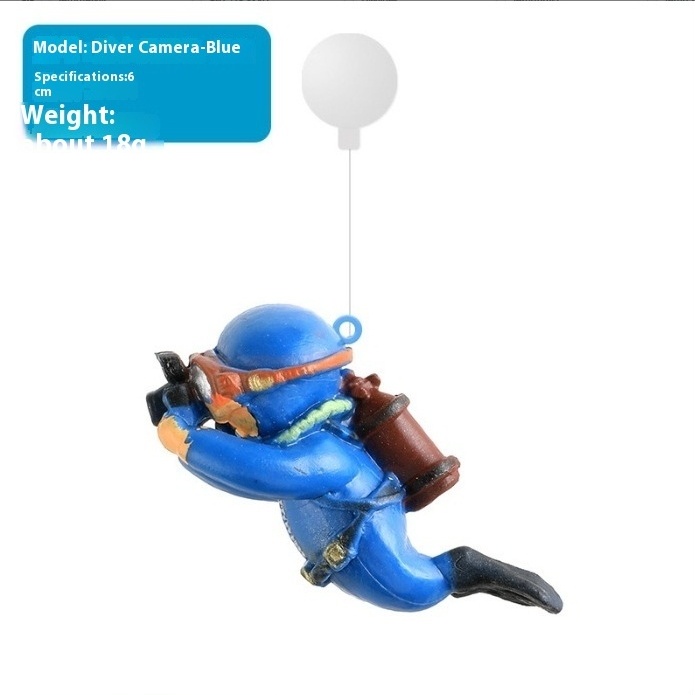 Telecamera subacquea-blu-