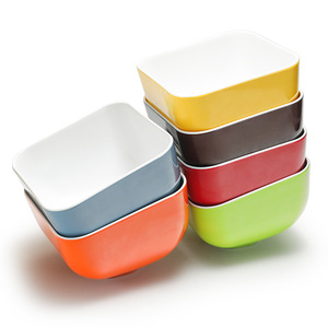Melamine Slanted Bowls 100Ml Solid Color For Hot Pot Vegetable Buffet Condiment <b>Sauce</b> Commercial Tableware Party Use - Product Image 2