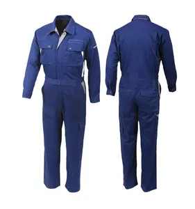 Arbeits kleidung Uniform für Herren, orange farbene Overall, 100% Baumwolle, Jumps uit