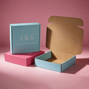 Caja de Embalaje de Cartón para Ropa con Logotipo Personalizado Impreso en Pantalla Grande, Cajas de Regalo para Envío por Correo - Product Image 2