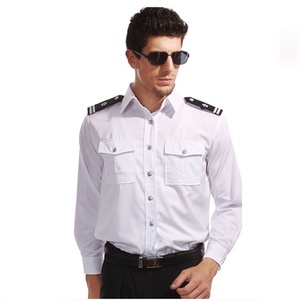 Camisa <span class=keywords><strong>de</strong></span> Trabajo <span class=keywords><strong>de</strong></span> Manga Larga Blanca <span class=keywords><strong>de</strong></span> Algodón y Poliéster Suave y Cómoda con Diseño Personalizado y Hombreras, Uniformes <span class=keywords><strong>de</strong></span> Guardia <span class=keywords><strong>de</strong></span> <span class=keywords><strong>Seguridad</strong></span> - Product Image 6