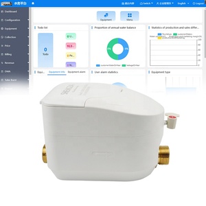 Compteur d'eau ultrasonique LoRaWAN à commande à distance LXC N, divers diamètres, calculé en gallons, ultrasonique à commande à distance - Product Image 1