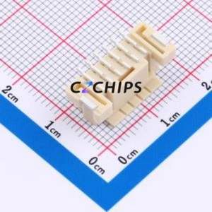 QA2009AWV-06-D1CB1-R Wire-to-Board Pin Header SMD,P=2mm Connector 1x6P 2mm Vertical Mount 6P - Product Image 2