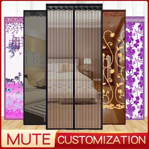 2022 New Magnetic Fly Screen Door Curtains 18 Pairs Magnets Door Mosquito Nets