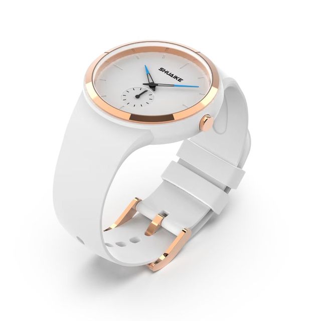 SHUAIKE Silicone Strap Plastic Quartz Analog Ladies Watch  Simple Styles Stylish Waterproof Watches Watch for Girl