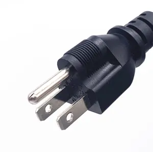 Factory wholesale price Japan 3 Pin Plug Electric Extension Cable Computer Power Cord AC Power Cord