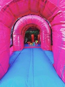 Château gonflable commercial pour enfants avec toboggan aquatique, piscine à balles et aire de saut - Product Image 6