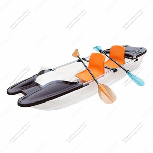 Bateau transparent de haute qualité clair LLPDE auvent électrique en plastique quai flottant Supboard lac usage commercial en gros à vendre - Product Image 1