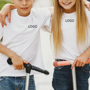 T-shirt pour enfants en coton 100% 180 g/m², logo personnalisé, manches courtes, t-shirt uni, t-shirt pour filles et garçons - Product Image 2