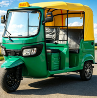Tricycle taxi électrique Bajaj de haute qualité, best-seller, fabriqué en Chine, véhicule de transport de passagers pour l'exportation