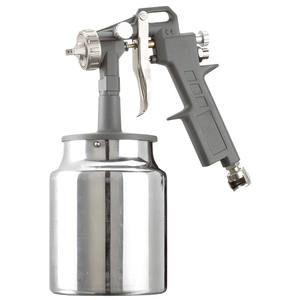 Pistolet à air Fervi 1,0 L en acier inoxydable à alimentation par gravité, débit de 1 L/min - Product Image 1
