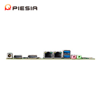 Piesia Intel Celeron J6412 tanpa kipas PC Industri Mainboard 2 * DDR4 32GB X86 Linux Mini ITX Motherboard untuk mesin Layanan diri