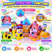 Offre Spéciale : Manège Extérieur Chevaux de Carrousel, Équipement de Jeux pour Enfants pour Parcs d'Attractions et Aires de Jeux