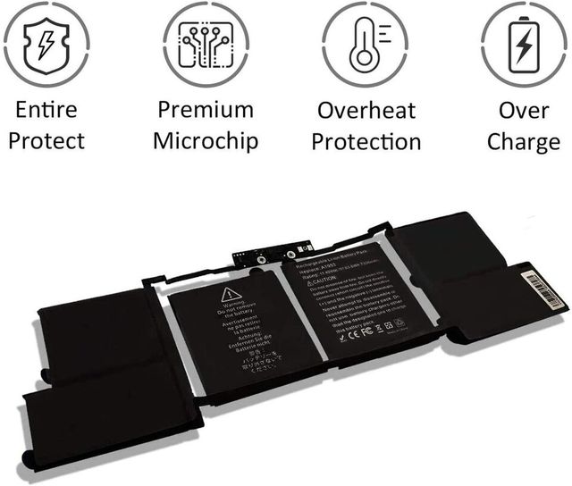 Laptop A1990 A1953 Laptop Battery Replacement A1990 (Mid 2018 2019) EMC 3215 3359 Battery Pack for MacBook Pro 15 Inch