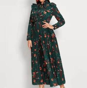 Personalizzato sexy abbigliamento vestito dal fiore del fiore irregolare womenvintage casuale <span class=keywords><strong>midi</strong></span> vestito da notte - Product Image 1