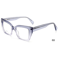 UN88006 Lunettes optiques de haute qualité en acétate, monture complète œil de chat, pour femmes, en stock