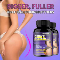 Capsules Premium pour l'amélioration des fesses : Pilules pour un lifting des hanches et des fesses en 3 jours, favorisant la croissance, le lifting et le raffermissement des fessiers, capsules pour des hanches plus volumineuses