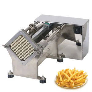 Factory Price Semi Automatic Potato Carrot Onion Slicer Chipper 6/10/13mm strips