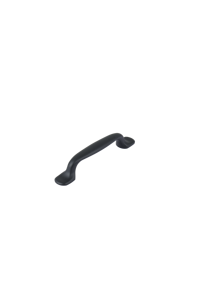 Modern Flared End <strong>Matte</strong> <strong>Black</strong> Zinc Alloy 96mm Kitchen Cabinet Dresser Bedroom Warehouse High Quality Furniture Handle Pull - Product Image 2