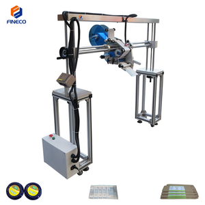 Etiquetadora lateral da linha da etiquetadora da linha da montagem para cartões e transportador da caixa etiqueta - Product Image 4