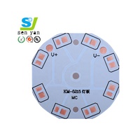 Fabricante de Ensamblajes de PCB con Núcleo de Aluminio para Iluminación LED de Alta Potencia, PCBA Termoconductora con LED SMD
