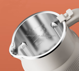 Máquina para Hacer Leche de Soya, Licuadora Eléctrica Portátil con Calefacción, Procesador de Alimentos, Máquina para Hacer Leche de Frutos Secos, Máquinas para Hacer Leche de Soya - Product Image 3