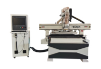 Máquina CNC de Nesting 1325 con Magazín de Herramientas Lineal, Control Syntec, 3 Ejes, Husillo Único, Multifuncional para Fabricación de Armarios