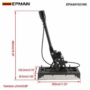 EPMAN Performans CNC Alüminyum Kısa Vites Kolu, VW Golf MK4 MK5 MK6 MK7 Audi A3 TT 2003-2018 EPAA01G316K için Araç Vites Topuzu ile - Product Image 2