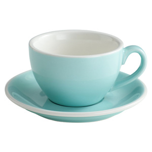 Ensemble de tasses à cappuccino Barista 200 ml en céramique, tasses à café <span class=keywords><strong>Latte</strong></span> Art avec soucoupes pour café commercial - Product Image 6