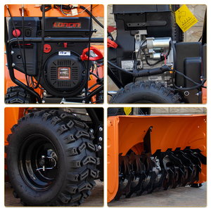 เครื่องกวาดหิมะ6.5HP เบนซินเครื่องกวาดหิมะสำหรับทำความสะอาดถนนในฤดูหนาว - Product Image 4