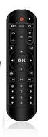 Control Remoto IR de Plástico con Batería AAA, Alcance de 10m para Android TV Box HK1 T95 TX3 Mini TX6 X96 X96 Max H96 R69